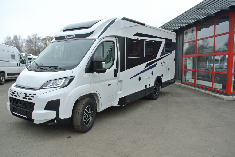 Polointegrovaný obytný vůz Mobilvetta  KEA KOPMPAKT 64  FIAT 140 PS automat skladem ML